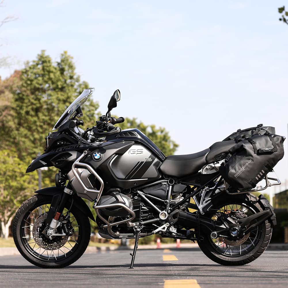 Wasserdichte Motorrad Satteltaschen 48L – Seitentaschen & Gepäckträger Tasche (1 Paar)